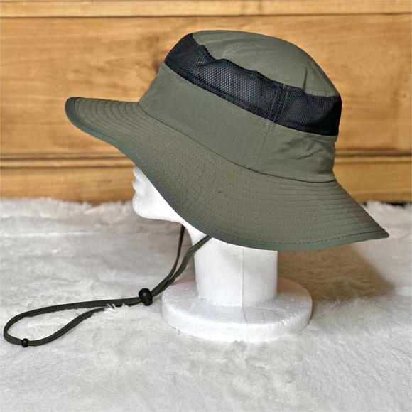 Pugs Mesh Inset Boonie Sun Fisherman Hat Green Adult OS - Picture 2 of 8